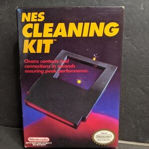 NES Cleaning Kit( Nintendo 1989) With Box And Manual Vintage